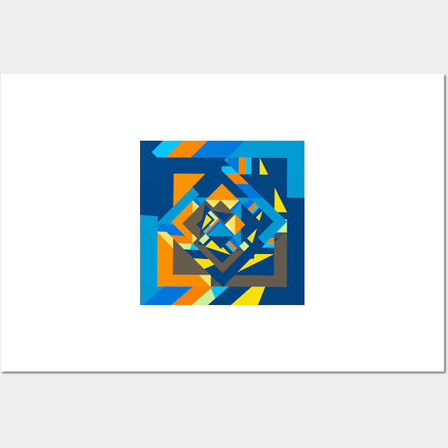 Cubist Ripples Wall Art by Dturner29